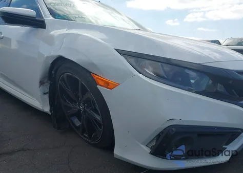 2021 Honda Civic Sport z USA, uszkodzony, nr VIN 2HGFC2F87MH559154